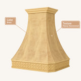 USA Luxury Handmade Brass Stove Hood with Heavy Hammered Finish URHB-126