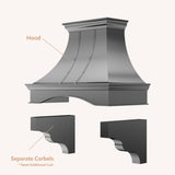 USA Premium Stainless Steel Custom Kitchen Range Hoods URHS-71