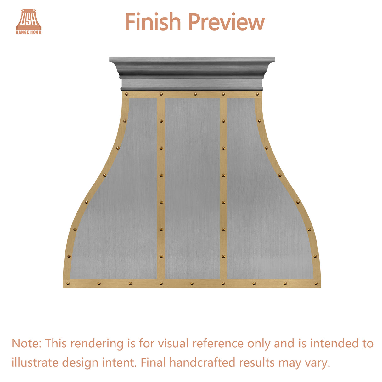 USA Custom Kitchen Hood-URHS-38- Custom Link for Erin