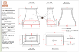 USA Custom Kitchen Hood-URHC-91-Custom Link for Kathy