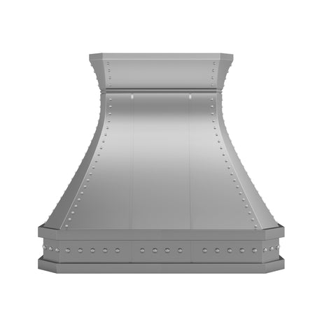 USA Modern Stainless Steel Exhaust Hood Featuring Artisan Rivets URHS-194