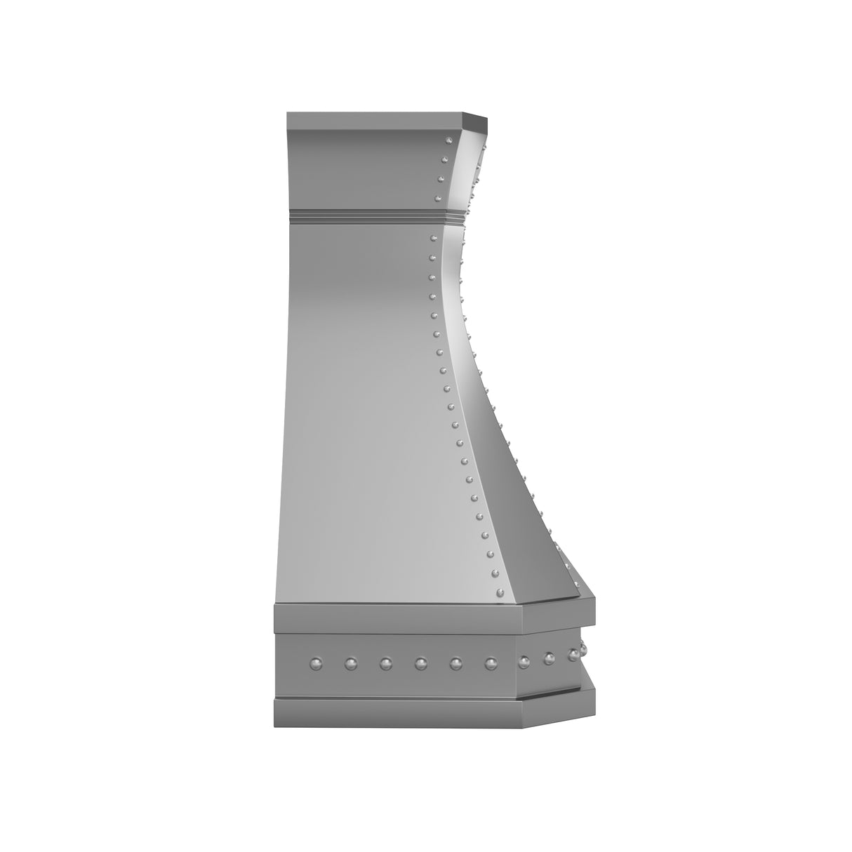 USA Modern Stainless Steel Exhaust Hood Featuring Artisan Rivets URHS-194