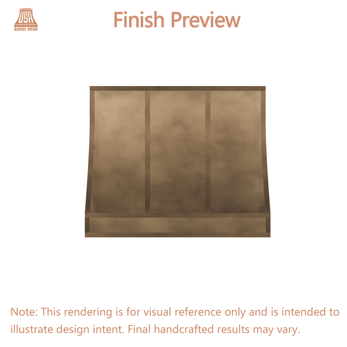 USA Custom Range Hood-URHB- 26 Custom Link for Ryan