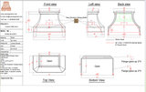 USA Custom Range Hood-URHB-28-Custom Link for Amanda