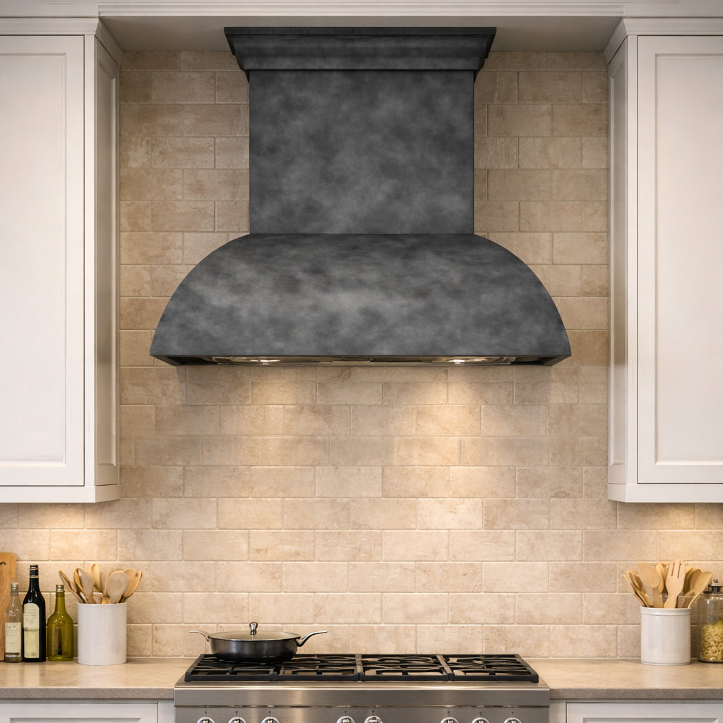 USA Minimal Dark Zinc Range Hood URHZ-15