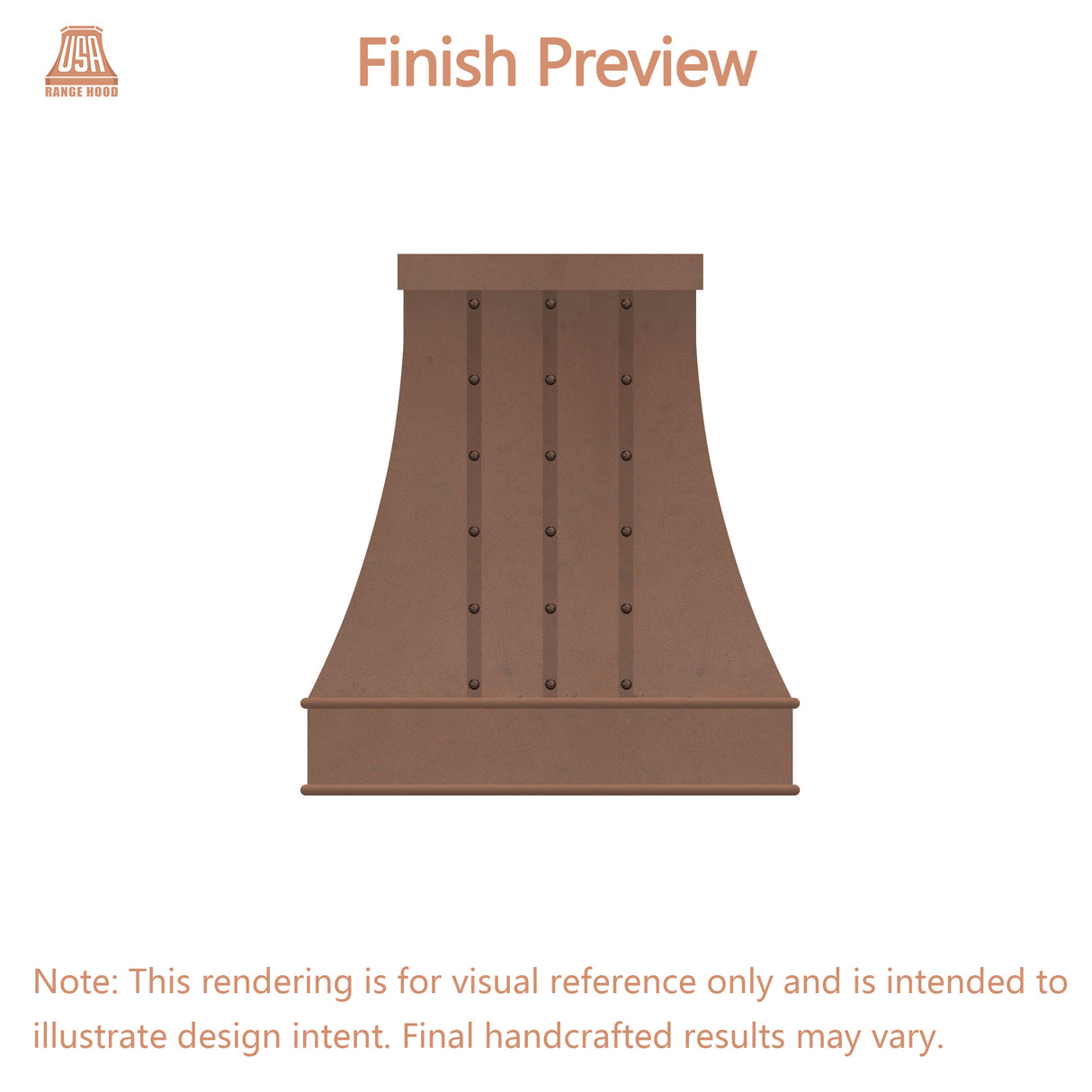 USA Custom Range Hood- URHC-68 Custom Link for Royal Pond