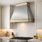 USA Luxury Stainless Steel Exhaust Hood with Custom Straps URHS-184