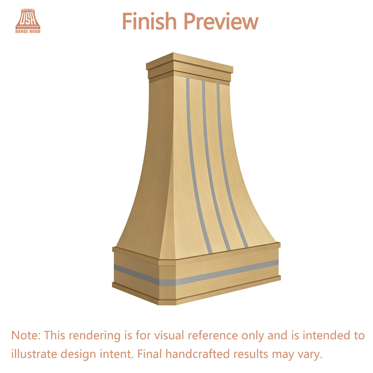 USA Custom Range Hood-URHB-89-Custom Link for Ken