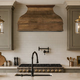USA Classic Non-direction Antique Brass Vent Hood with Soft Hammered Finish URHB-145