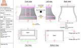 USA Custom Kitchen Hood URHS-197-Custom Link for Sheldon