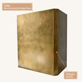 USA Minimal Box Shaped Handcrafted Brass Vent Hood URHB-158