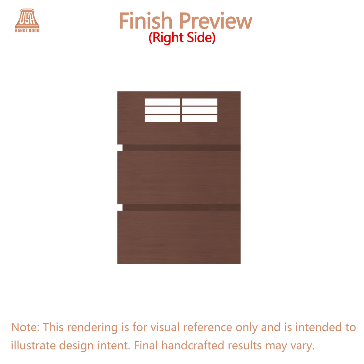 USA Custom Range Hood URHC-62-Custom Link for Shayna