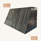 USA Minimal Handmade Custom Zinc Stove Hood URHZ-27