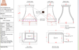 USA Custom Range Hood-URHC-92-Custom Link for Jennifer & Dean