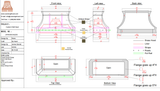 USA Custom Kitchen Hood-URHB-66-Custom Link for Marlena