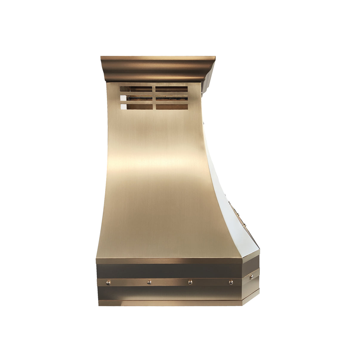 USA California Luxury Custom Brass Exhaust Hood URHB-135