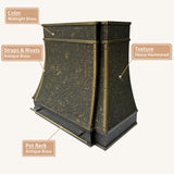 USA Designer Midnight Brass Custom Vent Hood URHB-120