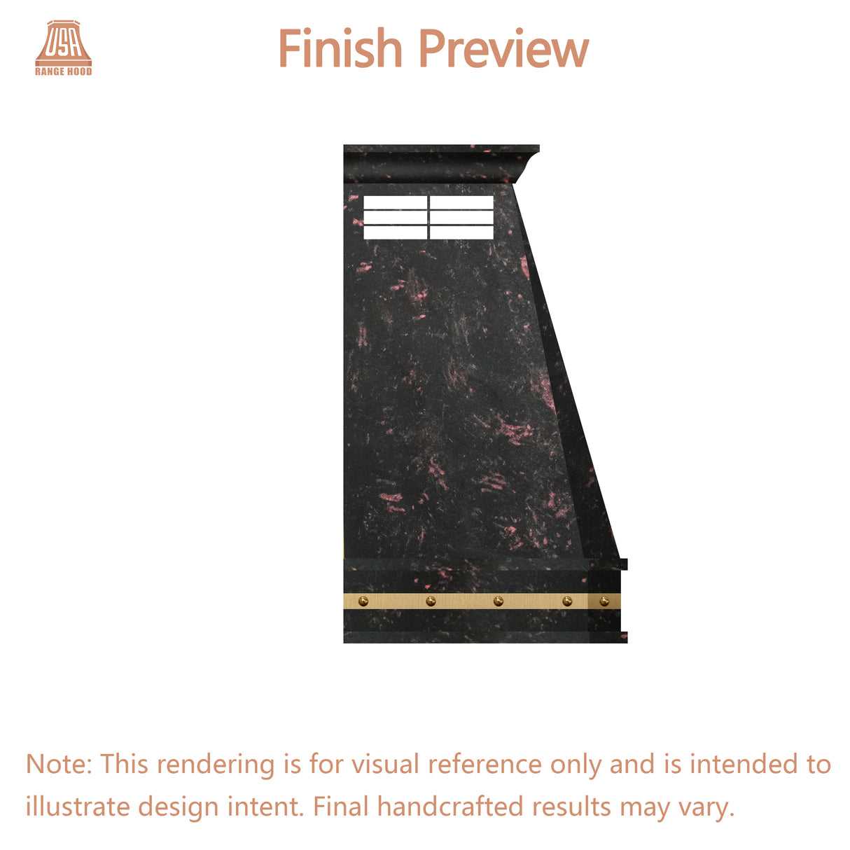 USA Custom Range Hood-URHC-19 Custom Link for Royal Pond