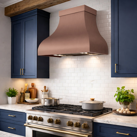 USA Classic Copper Exhaust Hood Featuring Bell Shaped URHC-80