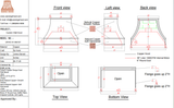 USA Custom Range Hood-URHC-51-Custom Link for Jeremy