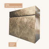 USA Designer Box Brass Exhaust Hood URHB-81
