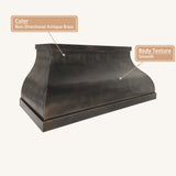 USA Classic Non-directional Antique Brass Exhaust Hood URHB-152