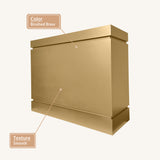 USA Minimal Brass Stove Hood with Box Shaped URHB-119