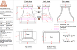 USA Custom Range Hood-URHS-68-Custom Link for Ismael