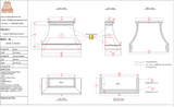 USA Custom Range Hood-URHB-31 Custom Link for Nadia