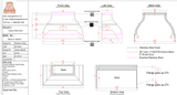 USA Custom Range Hood-URHS-51 - Custom Link for Laurence Weeks 