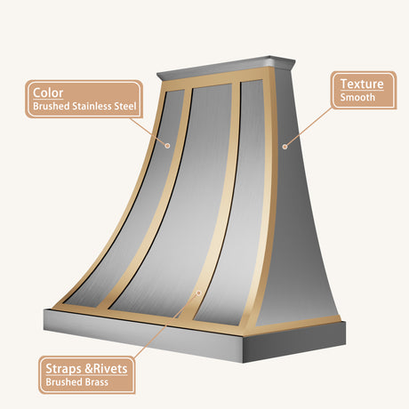 USA Chicago Classic Custom Stainless Steel Kitchen Hoods URHS-21