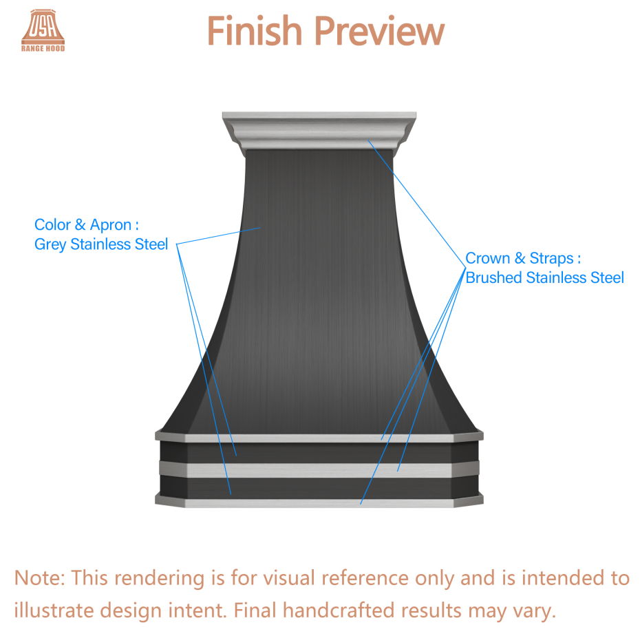 USA Custom Range Hood-Custom Link-50% Deposit payment for Pamela