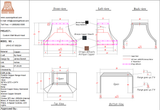 USA Custom Range Hood-URHC-67-Custom Link for Milda
