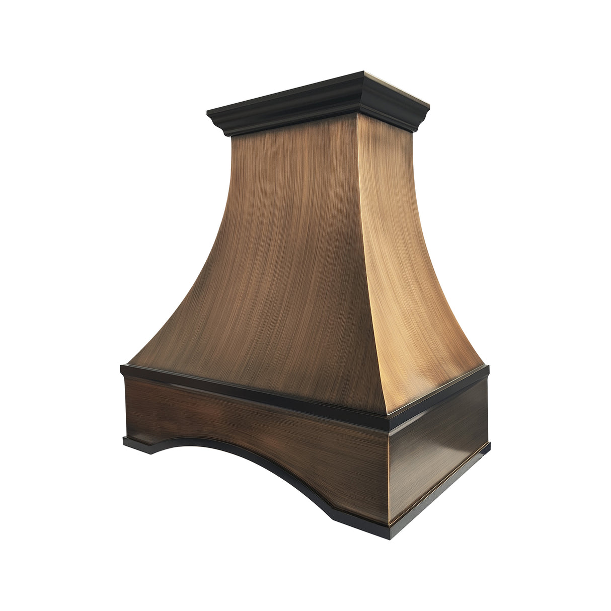 USA Minimal Brass Exhaust Hood with Arch Apron URHB-130