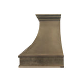 USA Custom Brass Range Hood with Artisan Curved Shaped URHB-77
