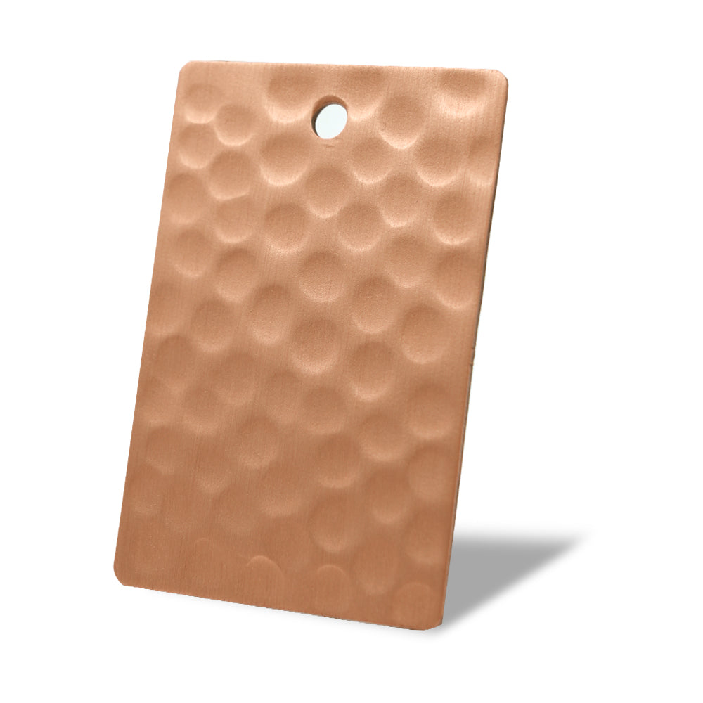 USA Natural Copper Samples Heavy Hammered Finish