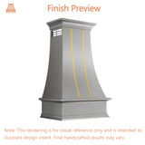 USA Custom Kitchen Hood-URHS-36-Custom Link for Marcia Dorolek