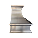 USA Luxury Stainless Steel Custom Vent Hood with Brass Decor URHS-36