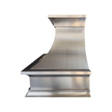 USA Luxury Stainless Steel Custom Vent Hood with Brass Decor URHS-36
