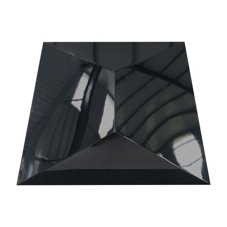 USA Custom Glossy Black Stainless Steel Vent Hood with Artisan Shaped URHS-230