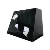 USA Custom Glossy Black Stainless Steel Vent Hood with Artisan Shaped URHS-230