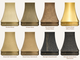 USA Curved Custom Brass Range Hood URHB-03