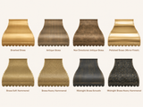USA Custom Brass Range Hood with Scalloped Apron URHB-05