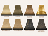 USA Curved Brass Kitchen Vent Hood with Sleek Design URHB-09