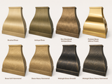 USA Classic Brass Kitchen Range Hood with Smooth Bell Design URHB-25