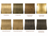 USA Custom Modern Brass Vent Hood with Straps URHB-27