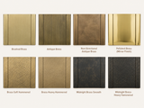USA Custom Brushed Brass Range Hood with Box Shape URHB-30