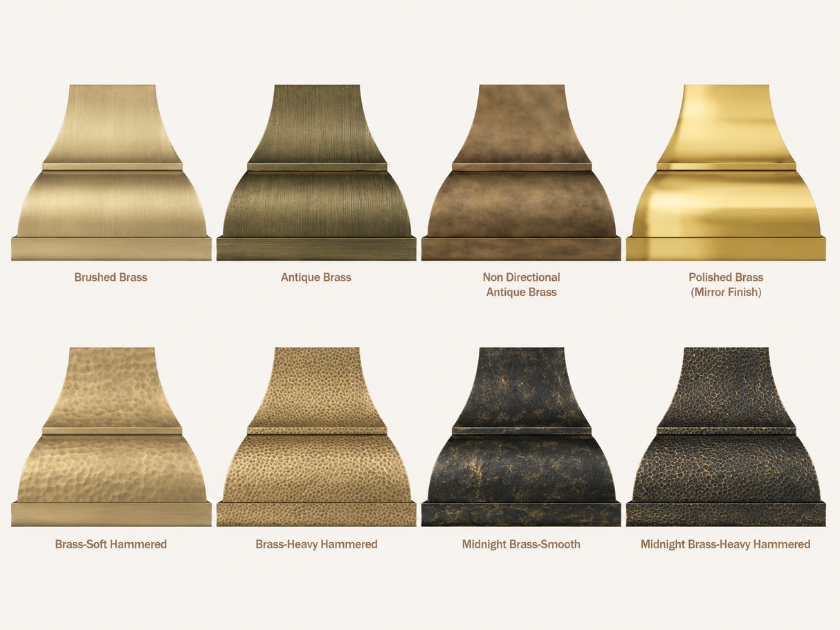 USA Custom Bell Brass Kitchen Hood URHB-41