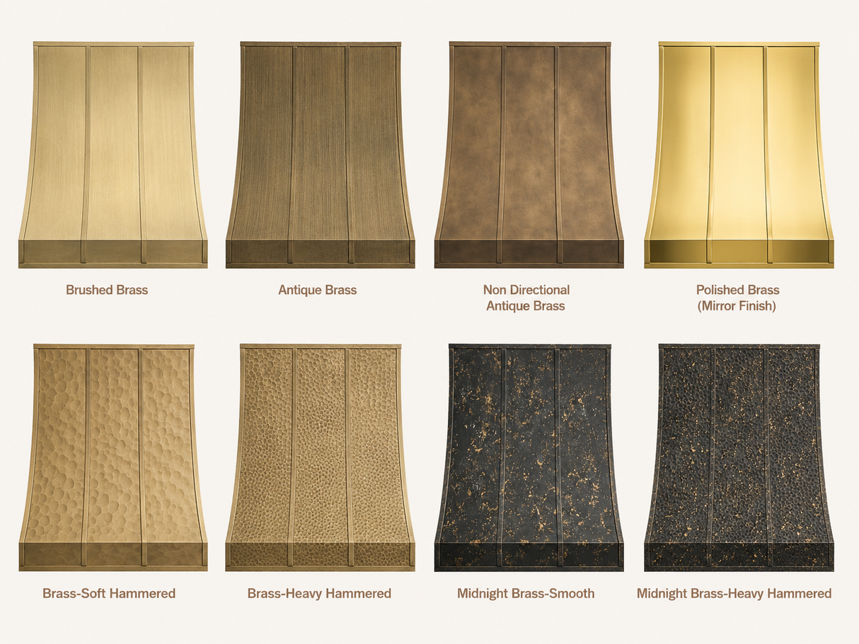 USA Los Angeles Modern Brass Exhaust Hood URHB-49