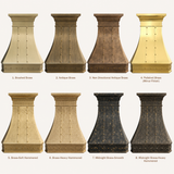 USA New York Luxury Handcrafted Brass Vent Hood URHB-58
